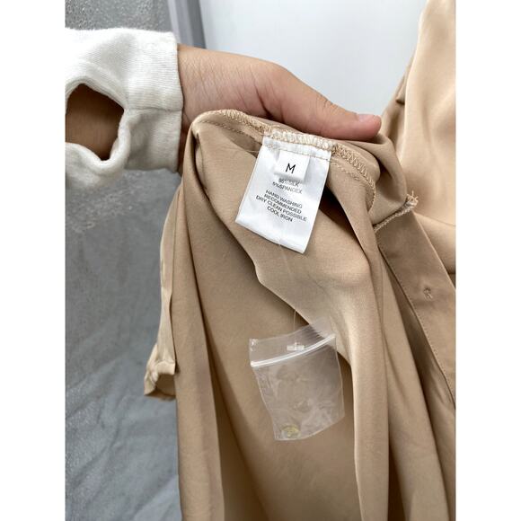 Nouvelle Silk 95 M Washable Stretch Silk Henley Fiji Dress - Picture 5 of 5